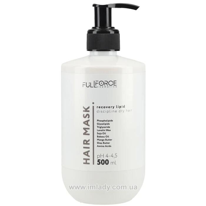 Маска для сухого волосся з ліпідами Full Force recovery lipid discipline dry hair 500 мл